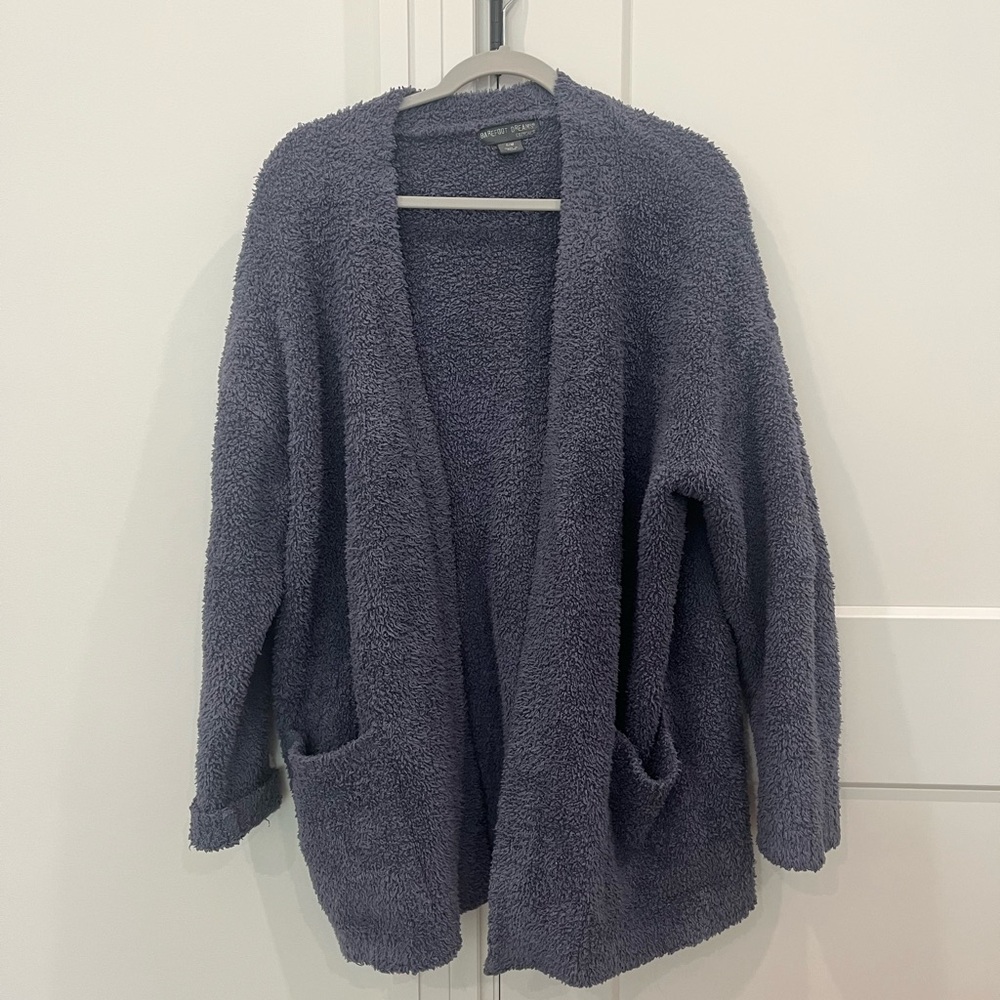 Purple Barefoot Dreams Cardigan